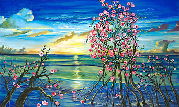 Grace Bay Love, cool, nature, paintings, art HD wallpaper