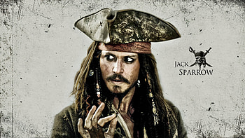 pirates of the caribbean, caribbean, jack, pirate, sparrow HD wallpaper
