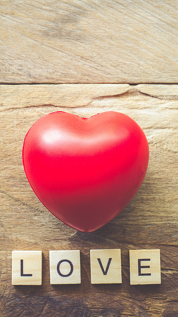 Love , Love, Heart Balloon, red heart HD phone wallpaper