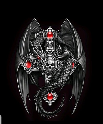 Dragon, symbolic, dead HD phone wallpaper