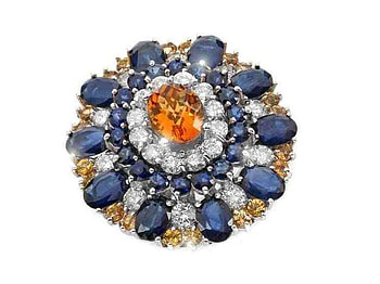 diamond sapphires citrin, settings, citrin, sapphires, gem stones, diamonds HD wallpaper