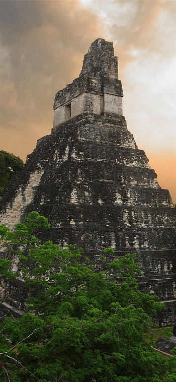 Tikal Guatemala, Sunrise sunset times, Northern Guatemala, Tikal HD phone wallpaper