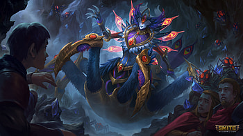 Web of Fate Arachne, Arachne (Smite), video game, Smite HD wallpaper