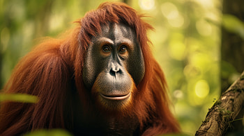 Majestic Orangutan, Animal, Orangutan HD wallpaper