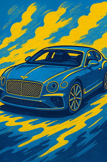 Bentley Elegance - Vibrant Artistic , car, sports car HD phone wallpaper
