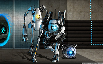 portal co-op, portal, portal 2, video games, valve HD wallpaper