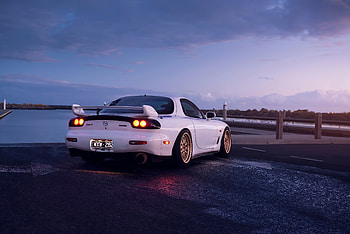 Mazda Rx7 Golden Alloys , mazda-rx7, mazda, cars HD wallpaper