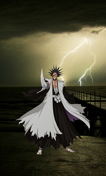 Zaraki Kenpachi, Kenpachi Zaraki, Anime, Bleach HD phone wallpaper