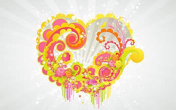 All You Need Is Love, vector, heart, abstract, love HD wallpaper