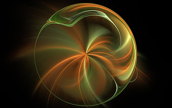 circle, colors, fractal, abstract HD wallpaper