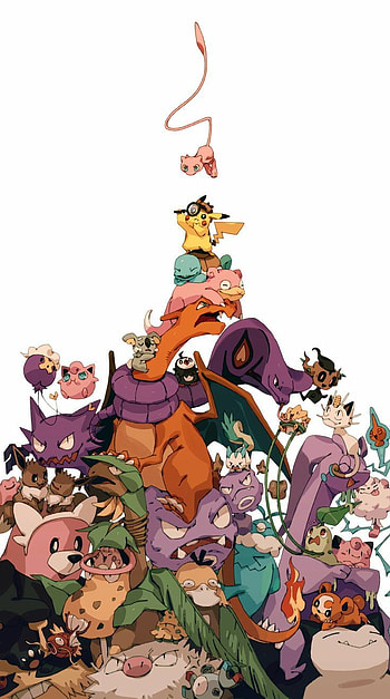 Pokémon, art, anime HD phone wallpaper