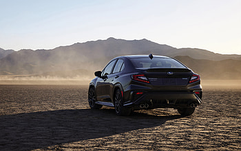 2022, Subaru WRX, , rear view, black sedan, new black Subaru WRX, japanese cars, Subaru HD wallpaper