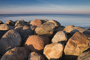 Nature, Water, Stones, Sea, Shore, Bank HD wallpaper