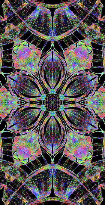 Colorfully mandala, art, creative_arts HD phone wallpaper