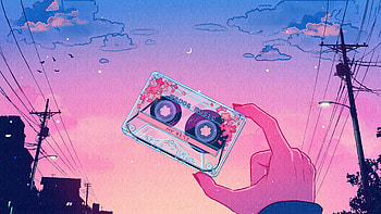 My Best Casette Playlist , cassette, retrowave, synthwave, vaporwave, artist, artwork, digital-art HD wallpaper