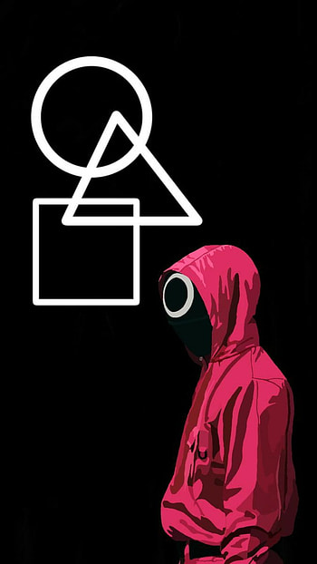 Squid Game 8, squid game, logo HD phone wallpaper