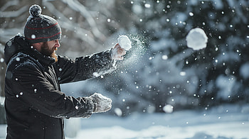 Winter Wonderland: Snowball Fun, snowball, snow HD wallpaper