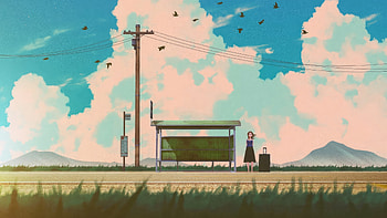 Windblown Wonder Girl And The Breeze, artist, artwork, digital-art HD wallpaper