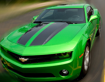 One Mean Green Machine, cool camaro, mean green machine, green camaro, camaro HD wallpaper