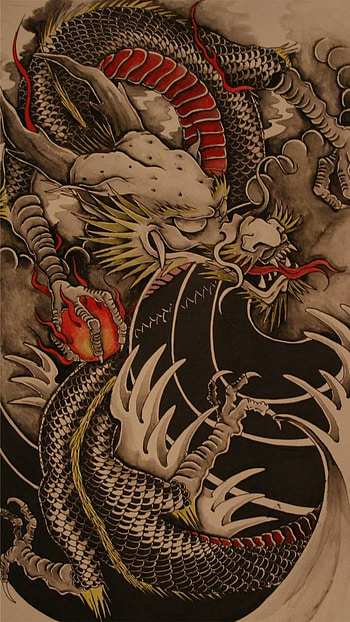 dragon, art HD phone wallpaper