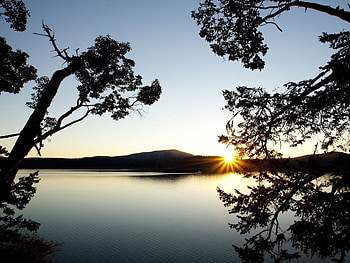 Landscape, Nature, Sunset HD wallpaper