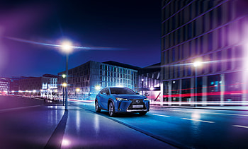 Blue car, 2020 Lexus UX 300e HD wallpaper