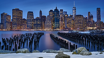 Manhattan horizon, Skyscrapers, , Travels HD wallpaper