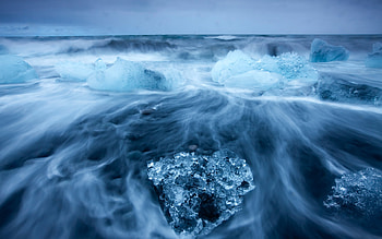 Eternal ice, winter, landscape, beautiful, nature, amazing, ice, ocean HD wallpaper