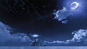 Wuthering Waves: Night Ocean Dreamscape HD wallpaper