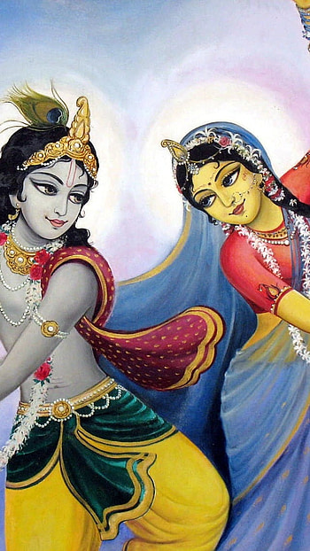 Radha Krishna , Beautiful Painting HD phone wallpaper