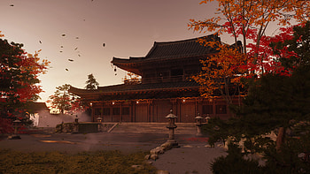Ghost Of Tsushima - Omi Monastery House HD wallpaper