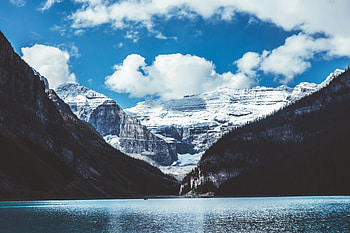 Nature, Mountains, Clouds, Lake HD wallpaper
