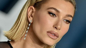 Hailey Bieber, Natural beauty, Barefaced wedding day, Flawless complexion HD wallpaper