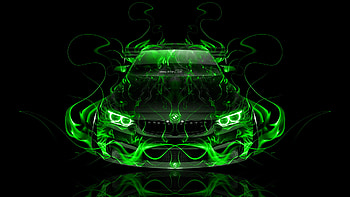 ... BMW-M4-Tuning-FrontUp-Super-Fire-Flame-Abstract- ... HD wallpaper