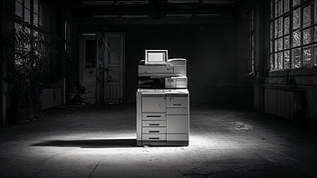 copier : Vintage Office Machine in Focus, vintage, Black & White HD wallpaper