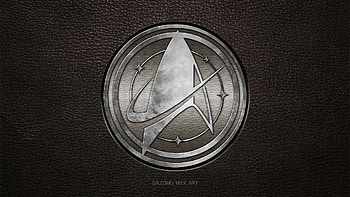 ... Star Trek USS Discovery Logo by gazomg HD wallpaper