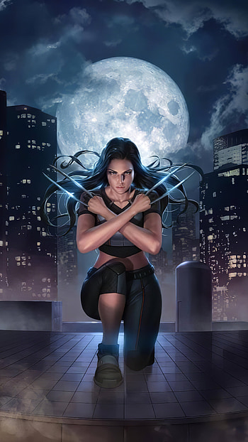 Laura (X-Men), Artwork, X-23, Sony Xperia HD phone wallpaper