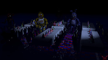 Bonnie (Five Nights at Freddy's), Chica (Five NIghts at Freddy's), video game, Freddy Fazbear's Pizza, Five Nights at Freddy's HD wallpaper