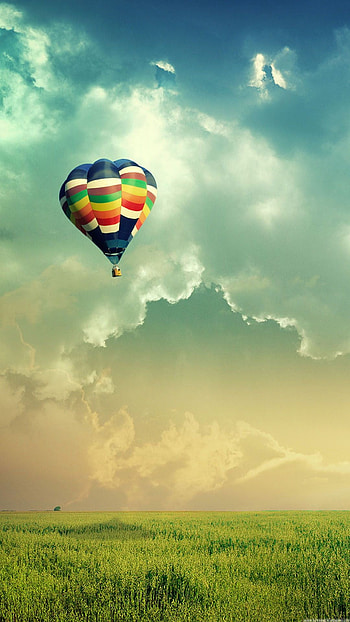 Air balloons landscape, HTC one , , Beautiful scenery HD phone wallpaper