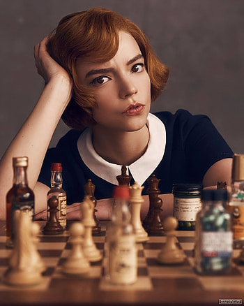 The Queen's Gambit, Anya Taylor-Joy, Beth Harmon, Chess prodigy HD phone wallpaper