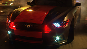 Ford Mustang Drifting On Road , ford-mustang, ford, cars, artist, artwork, digital-art HD wallpaper