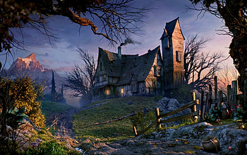 Haunted House, , Background HD wallpaper