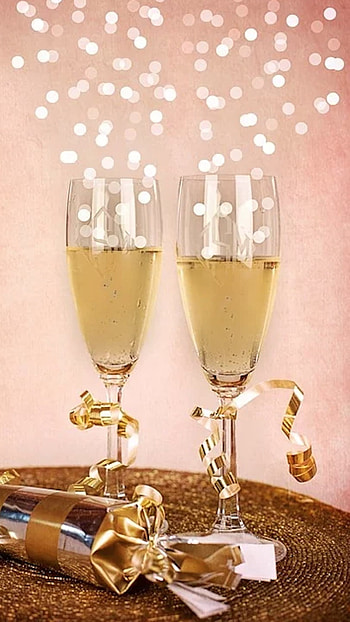 Happy New Year, Glasses HD phone wallpaper