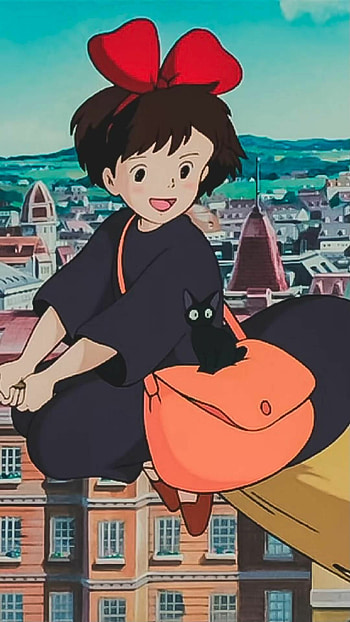 Kiki's Delivery Service, Anime , Stunning visuals, Artistic masterpiece HD phone wallpaper