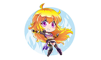 Kid version, anime girl, Yang Xiao Long HD wallpaper