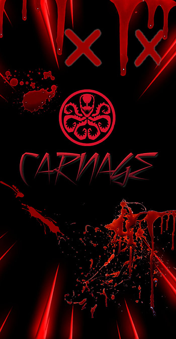 Carnage, red, venom, venom2 HD phone wallpaper