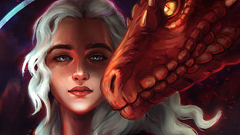 Daenerys Concept Art, daenerys-targaryen, game-of-thrones, tv-shows, artist, artwork, digital-art HD wallpaper