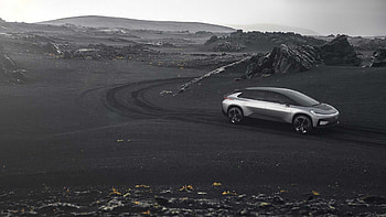 Lunar Landscape, Faraday Future HD wallpaper