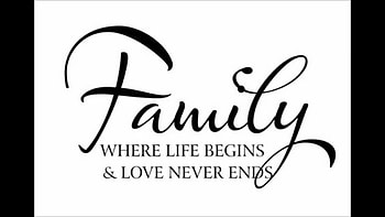 I Love My Family HD wallpaper