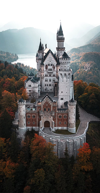 Castle, cloud, sky HD phone wallpaper